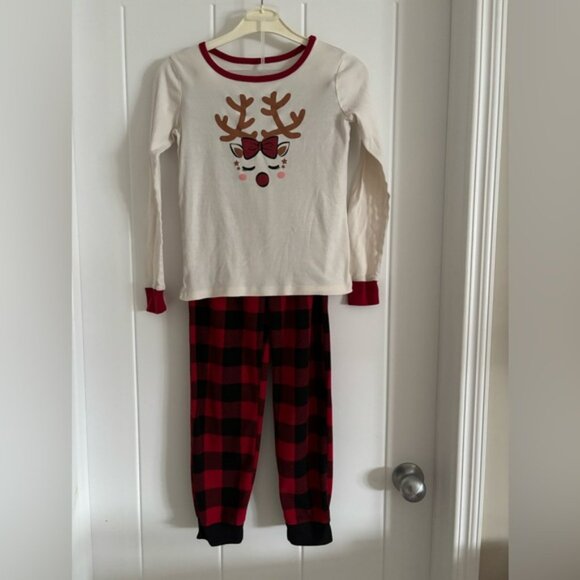 (ANY 2/$20) JOE FRESH Girls Festive Pyjama Set, XL - Picture 2 of 8